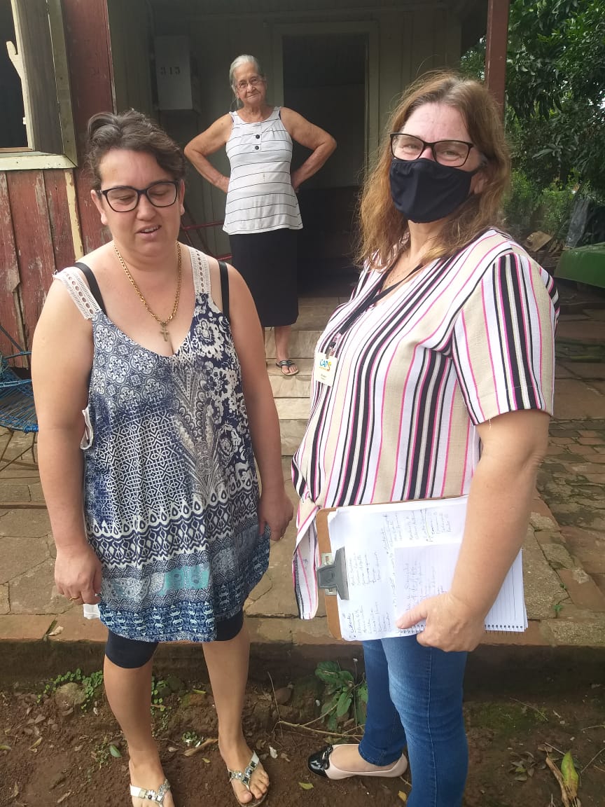 CAPS DE PORTO XAVIER REALIZA VISITAS DOMICILIARES PARA ACOMPANHAMENTO